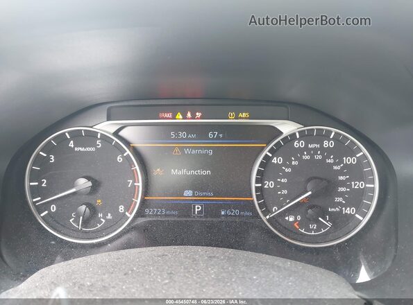 1N4BL4BV7LC166136 2020 NISSAN ALTIMA White უკანა სავარძლების ხედი