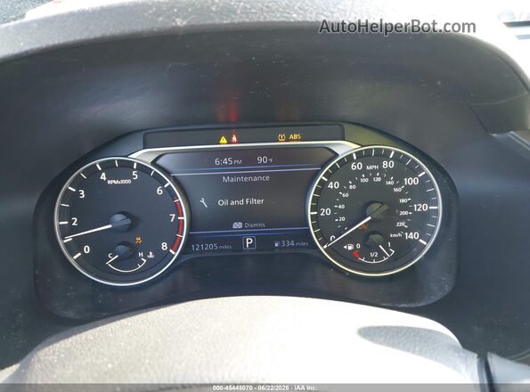 1N4BL4BV7LC209471 2020 NISSAN ALTIMA Черный Вид задних сидений