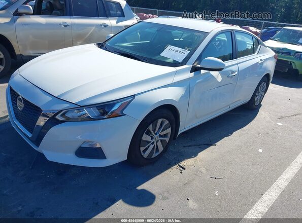 1N4BL4BV8KC135458 2019 NISSAN ALTIMA White წინა მარცხენა ხედი სამი მეოთხედიდან