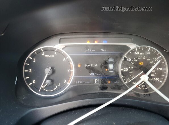1N4BL4BV8KC223779 2019 NISSAN ALTIMA Gray Instrument cluster view