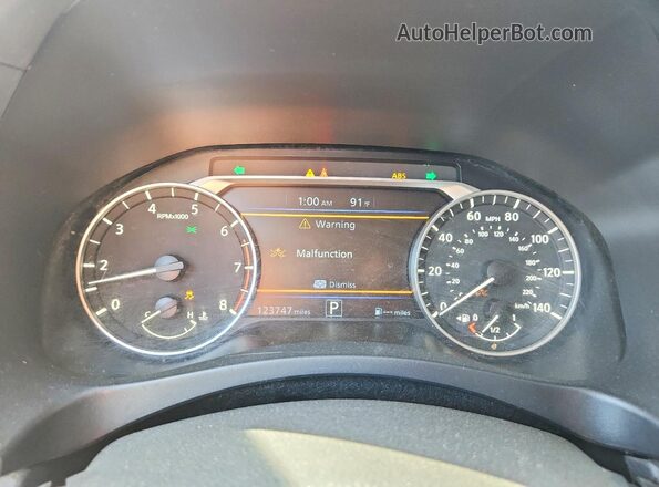1N4BL4BV8KC251775 2019 NISSAN ALTIMA Silver Vista del cuadro de instrumentos