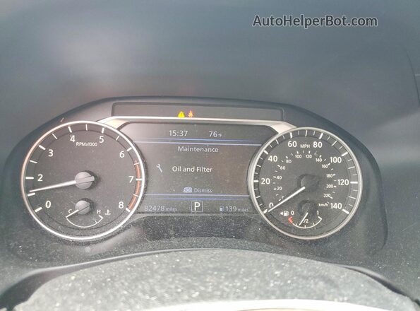 1N4BL4BV8LC175766 2020 NISSAN ALTIMA Black Instrument cluster view
