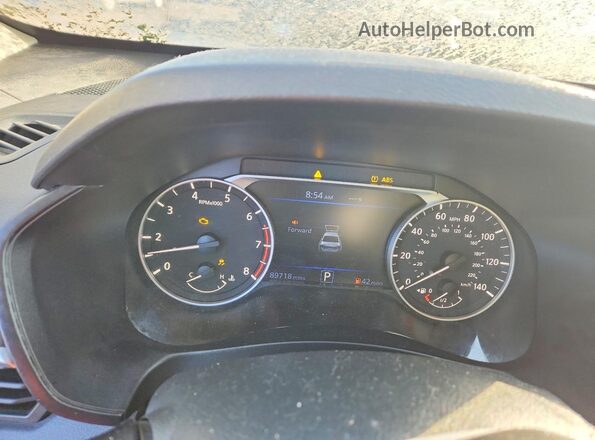 1N4BL4BV8LC235982 2020 NISSAN ALTIMA Black Սարքավորումների վահանակի տեսք