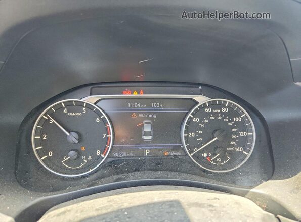 1N4BL4BV8LN302360 2020 NISSAN ALTIMA Gray Widok zestawu wskaźników
