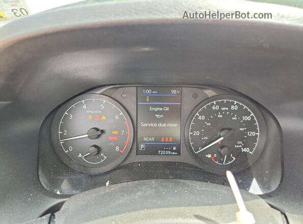 1N4BL4BV8RN347050 2024 NISSAN ALTIMA Silver Вид щитка приладів