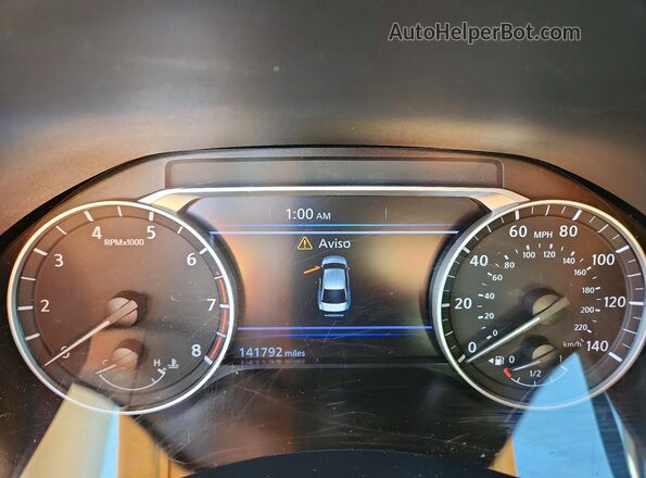 1N4BL4BV9KC240946 2019 NISSAN ALTIMA Gray Widok zestawu wskaźników
