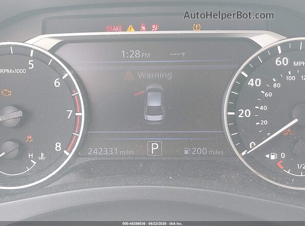 1N4BL4BV9KC249663 2019 NISSAN ALTIMA Black Widok tylnych siedzeń