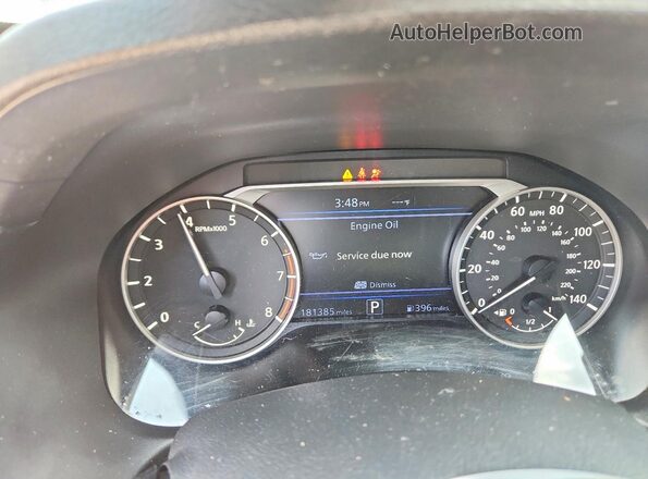 1N4BL4BV9LC120856 2020 NISSAN ALTIMA Black Вид щитка приладів