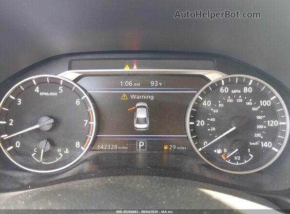 1N4BL4BV9LC221802 2020 NISSAN ALTIMA Белый Вид задних сидений