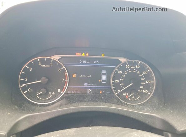 1N4BL4BV9LC231780 2020 NISSAN ALTIMA Silver Вид щитка приладів
