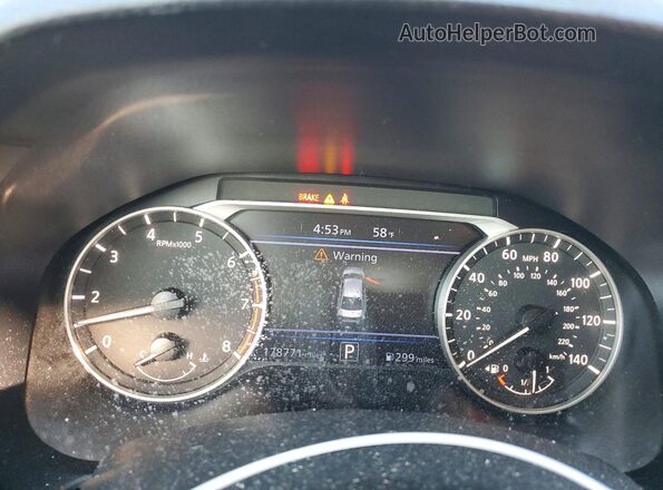 1N4BL4BVXKC121609 2019 NISSAN ALTIMA Gray Instrument cluster view
