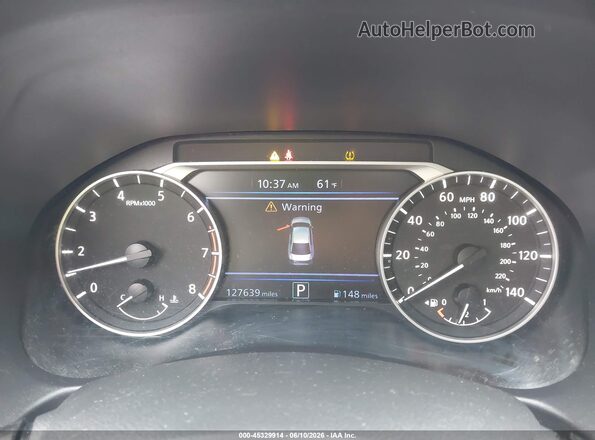 1N4BL4BVXLC205365 2020 NISSAN ALTIMA White Widok tylnych siedzeń