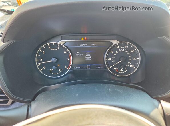 1N4BL4BW3LC260314 2020 NISSAN ALTIMA Black Вид щитка приладів