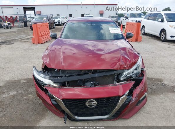 1N4BL4CV0KC183762 2019 NISSAN ALTIMA Maroon Vista del cuadro de instrumentos