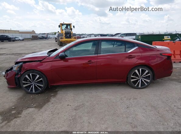 1N4BL4CV0KC183762 2019 NISSAN ALTIMA Maroon Vista interior de 360 grados