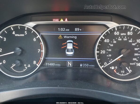 1N4BL4CV0KN319795 2019 NISSAN ALTIMA Blue უკანა სავარძლების ხედი