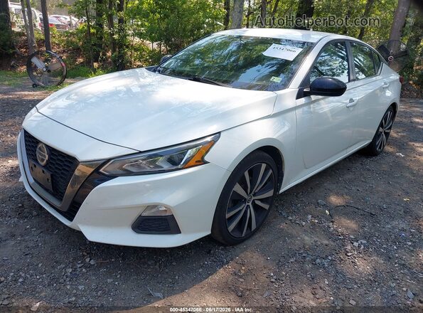 1N4BL4CV0LC147880 2020 NISSAN ALTIMA White წინა მარცხენა ხედი სამი მეოთხედიდან