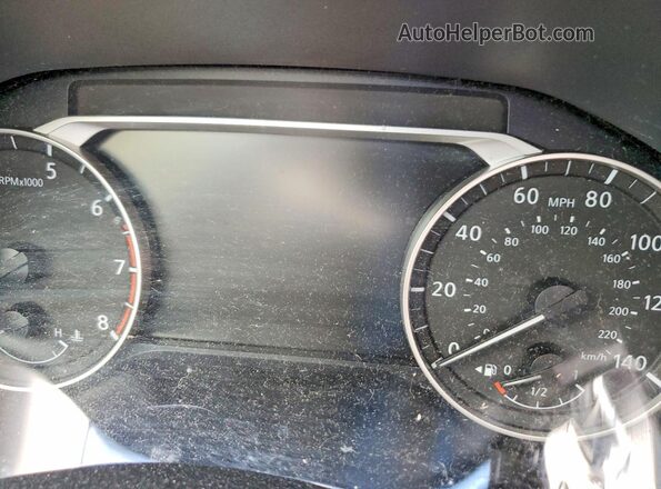 1N4BL4CV0LC247574 2020 NISSAN ALTIMA Red Instrument cluster view