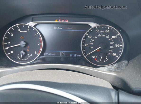 1N4BL4CV0NN313743 2022 NISSAN ALTIMA Orange Widok tylnych siedzeń