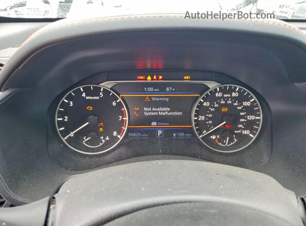1N4BL4CV0NN382920 2022 NISSAN ALTIMA Blue ხელსაწყოთა პანელის ხედი