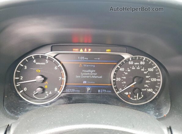 1N4BL4CV0NN397398 2022 NISSAN ALTIMA Черный Вид щитка приборов