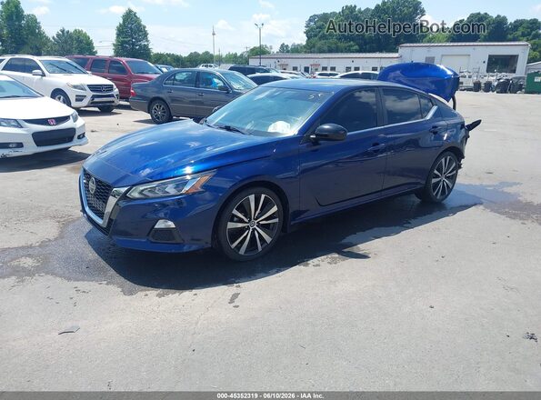 1N4BL4CV0NN412966 2022 NISSAN ALTIMA Blue Առջևի ձախ երեք քառորդ տեսարան