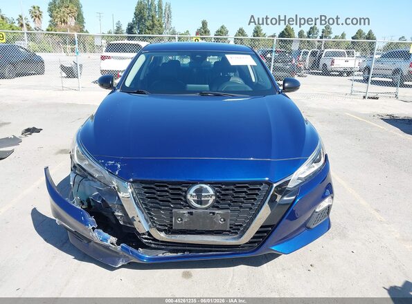 1N4BL4CV1LC173209 2020 NISSAN ALTIMA Blue წინა პანელის ხედი