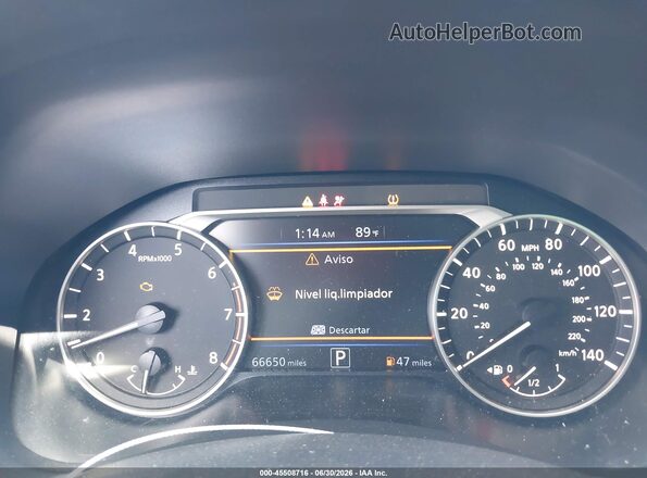 1N4BL4CV1LC246837 2020 NISSAN ALTIMA Белый Вид задних сидений