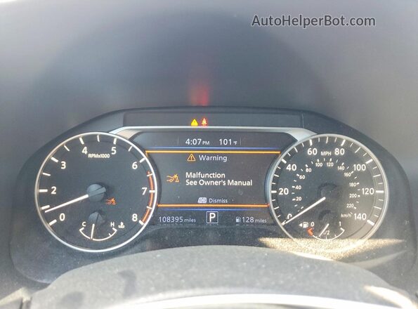 1N4BL4CV1MN325527 2021 NISSAN ALTIMA Gray Widok zestawu wskaźników