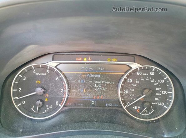 1N4BL4CV1PN320526 2023 NISSAN ALTIMA Black ხელსაწყოთა პანელის ხედი