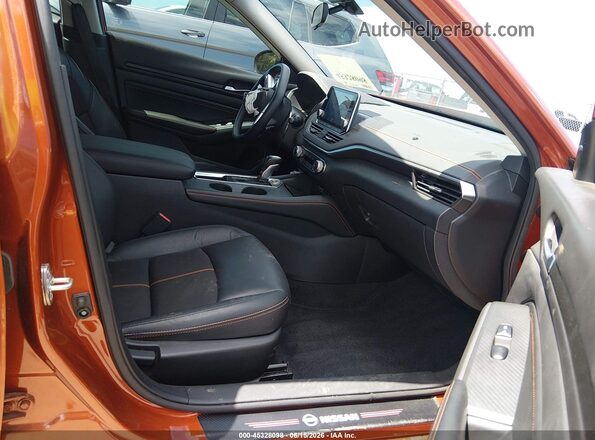1N4BL4CV2MN384392 2021 NISSAN ALTIMA Orange წინა სალონის ხედი