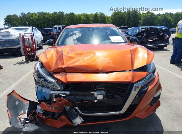 1N4BL4CV2MN384392 2021 NISSAN ALTIMA Orange ხელსაწყოთა პანელის ხედი
