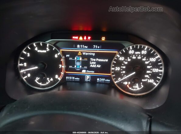 1N4BL4CV2MN389284 2021 NISSAN ALTIMA Black Vista de los asientos traseros