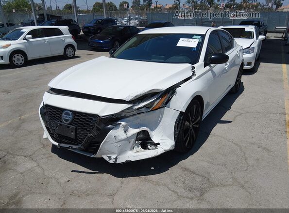 1N4BL4CV2MN418184 2021 NISSAN ALTIMA White წინა მარცხენა ხედი სამი მეოთხედიდან