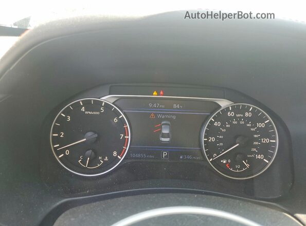 1N4BL4CV2NN378657 2022 NISSAN ALTIMA Silver Instrument cluster view