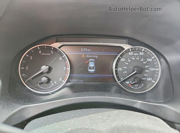 1N4BL4CV2NN399671 2022 NISSAN ALTIMA Black Սարքավորումների վահանակի տեսք