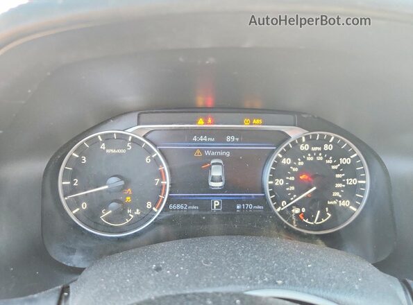 1N4BL4CV3LC164074 2020 NISSAN ALTIMA Silver Instrument cluster view