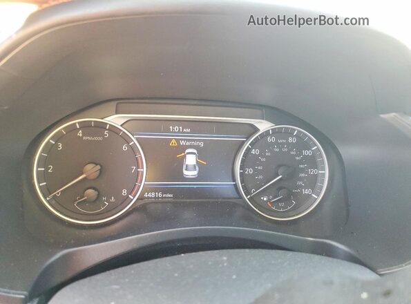 1N4BL4CV3LC168755 2020 NISSAN ALTIMA Красный Вид щитка приборов