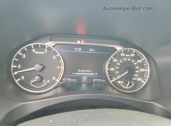 1N4BL4CV3LC181263 2020 NISSAN ALTIMA Красный Вид щитка приборов