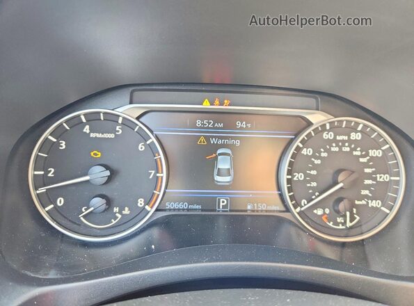 1N4BL4CV3MN335959 2021 NISSAN ALTIMA Silver ხელსაწყოთა პანელის ხედი