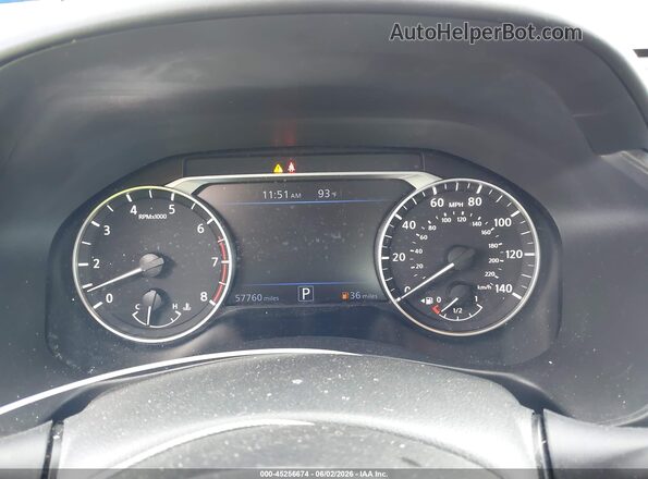 1N4BL4CV3NN367845 2022 NISSAN ALTIMA Gray Հետևի նստատեղերի տեսք
