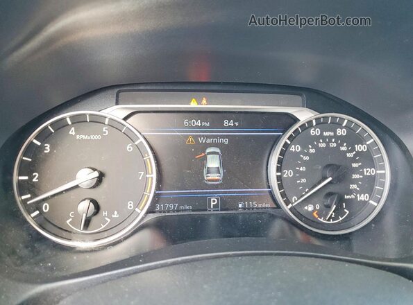 1N4BL4CV3RN355989 2024 NISSAN ALTIMA White Instrument cluster view