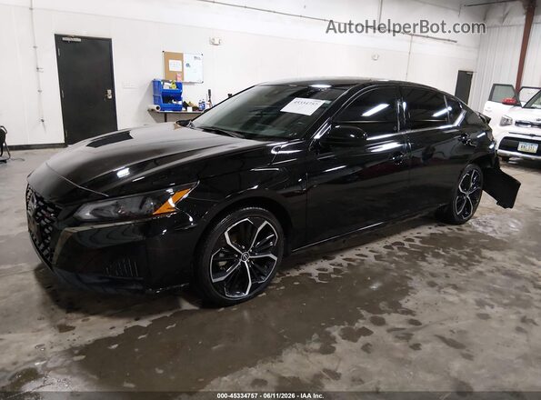 1N4BL4CV3RN413096 2024 NISSAN ALTIMA Black წინა მარცხენა ხედი სამი მეოთხედიდან