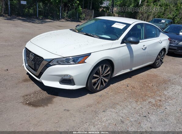 1N4BL4CV4KC129400 2019 NISSAN ALTIMA White წინა მარცხენა ხედი სამი მეოთხედიდან