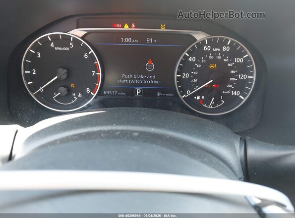 1N4BL4CV4KC211515 2019 NISSAN ALTIMA White უკანა სავარძლების ხედი