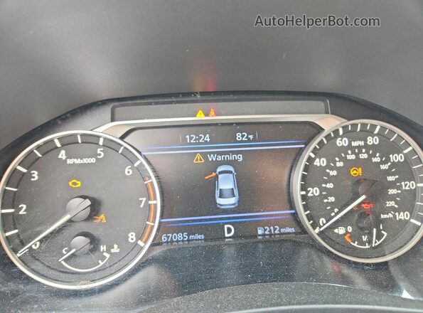 1N4BL4CV4MN340054 2021 NISSAN ALTIMA Gray ხელსაწყოთა პანელის ხედი