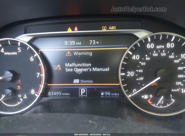1N4BL4CV4NN349709 2022 NISSAN ALTIMA Серый Вид задних сидений