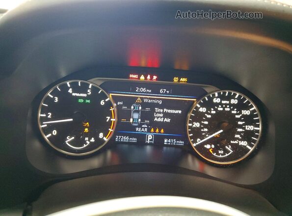 1N4BL4CV4RN304856 2024 NISSAN ALTIMA Gray Widok zestawu wskaźników