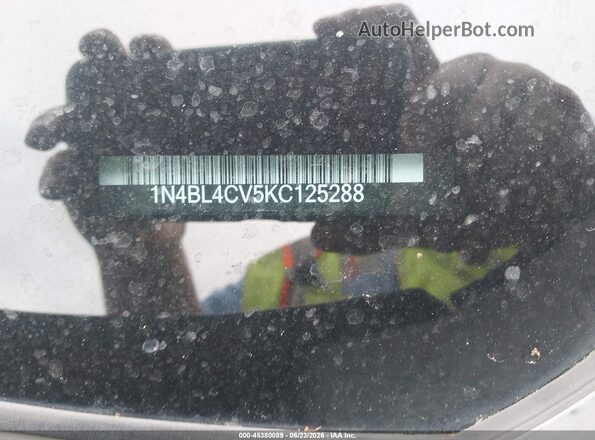 1N4BL4CV5KC125288 2019 NISSAN ALTIMA Black 