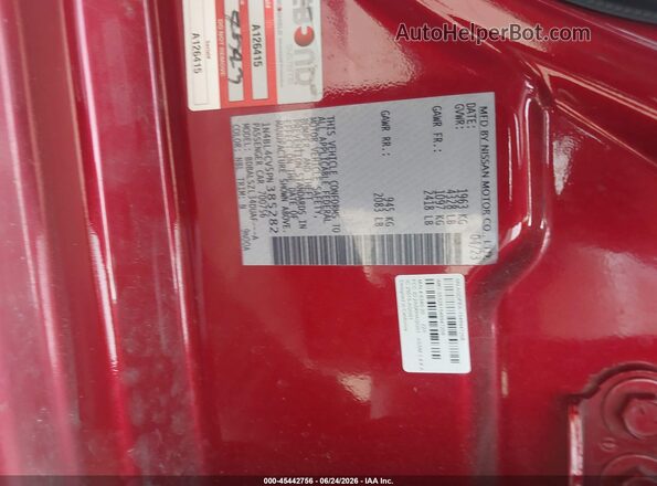 1N4BL4CV5PN385282 2023 NISSAN ALTIMA Бордовый Вид подкапотного пространства